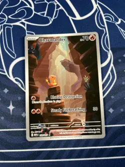 Pokemon Charmander TCG Scarlet Violet 151 Card 168/165 NM Gen 1 Starter NM - Image 3