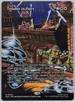 MTG Trouble in Paris (Borderless) TMNT 0003 Regular - Image 1