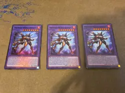 Yugioh! 3x Masked HERO Atomic MZMU-EN016 Super Rare 1st Ed NM - Image 1