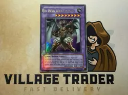 Evil Hero Wild Cyclone DP06-EN011 Ultra Rare 1st Edition MISPRINT NAME SHIFT! - Image 1