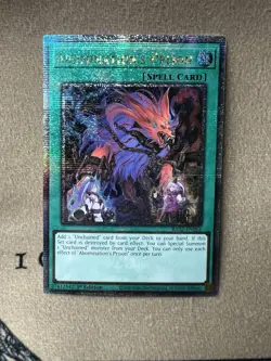 Yu-Gi-Oh RA02-EN064 Abomination's Prison Quarter Century Rare 1st Edition NM - Image 1