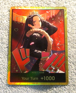 DON!! Card Boa Hancock Gold Alt Art Extra Booster - One Piece Heroines Edition - Image 1