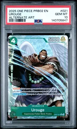 One Piece - Premium Booster Vol. 2 - Urouge - OP07-021 - Alt Art - PSA 10 - Image 1