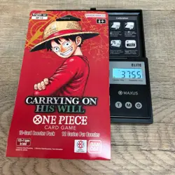 One Piece OP-13 Carrying On His Will Sleeved Booster Pack HEAVY (37.55g) - Image 1
