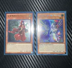 Yugioh - Lo, The Prayers of The Voiceless Voice OP26-EN002 Ultimate Rare NM - Image 1