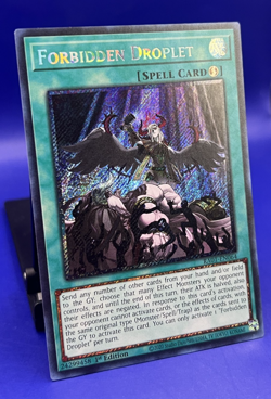 2020 Yugioh Forbidden Droplet RA01-EN064 Secret Rare 1st Ed NM - Image 2