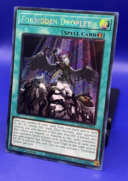 2020 Yugioh Forbidden Droplet RA01-EN064 Secret Rare 1st Ed NM - Image 3