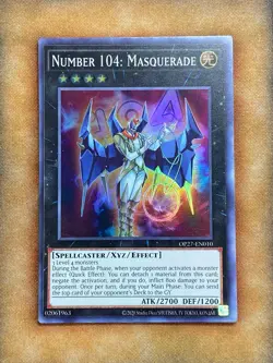 Yugioh Number 104: Masquerade OP27-EN010 Super Rare NM - Image 1