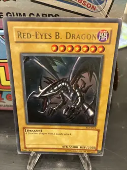 Yu-Gi-Oh! TCG Red-Eyes Black Dragon Holo #SDJ-001 - Image 1