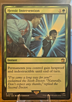 🛡 Heroic Intervention Doctor Who MTG ✨ Protection Staple Crossover - Image 1