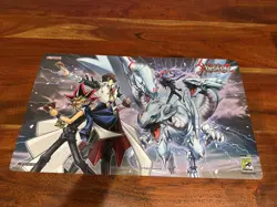 2024 SDCC Exclusive Konami Yu-Gi-Oh! Yugi Kaiba Dragon Master Magia Playmat - Image 1