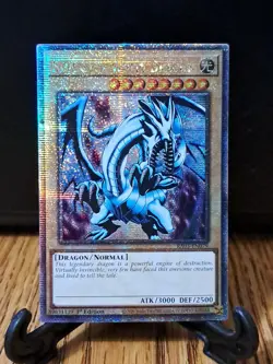 Yugioh Blue-Eyes White Dragon RA03-EN079 Quarter Century Secret Rare 1st NM - Image 1