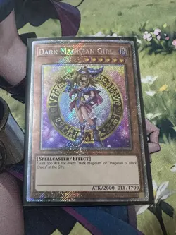 YUGIOH • DARK MAGICIAN GIRL • PLATINUM SECRET RARE • RA03-EN123 • 1st ED • NM - Image 1