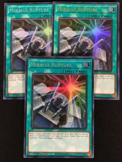 Yugioh Miracle Rupture BLC1-EN025 1st Ultra x3 (NM) - Image 1