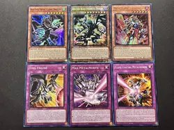 Red-Eyes Black Fullmetal Dragon + Metalflame Swordsman + Metal Claws | YuGiOh! - Image 1
