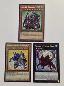 Elemental HERO Sparkman MZMU-EN059 Secret Rare 1st Edition Yugioh Chibi Art Set - Image 1