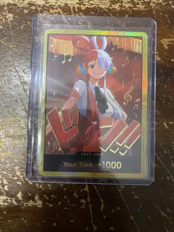 One Piece EB03 Extra Booster Heroine’s Edition Uta Gold DON!! Card NM VHTF RARE - Image 1