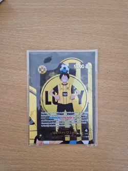 ONE PIECE x BVB 09 Dortmund Promo Karte Card ST13-003 Monkey D Luffy sealed - Image 2