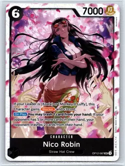 Nico Robin OP12-087 Premium Booster -The Best- Vol. 2 Foil - Image 1
