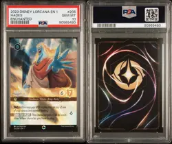 Disney Lorcana Hades King of Olympus Enchanted Holo 205/204 PSA 10 - Image 3