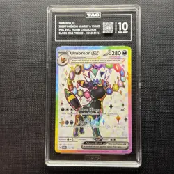 Umbreon ex SVP176 Sv: Scarlet & Violet Promo Cards Holo TAG GEM MINT 10 - Image 1