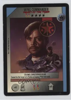 1995 Wing Commander Trading Card Game Colonel Christopher Blair - Image 1