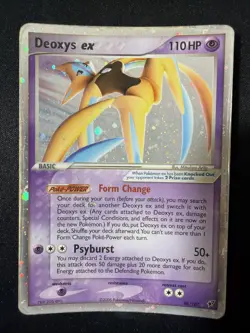 Pokemon TCG Deoxys EX (Attack) Holo Rare Card 98/107 - Image 1