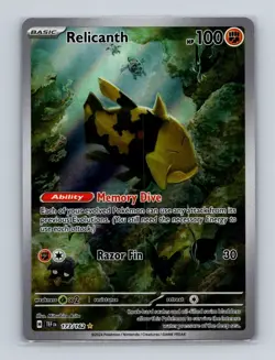 Relicanth 173 2024 Pokemon Temporal Forces Illustration Rare Card NM (a) - Image 1