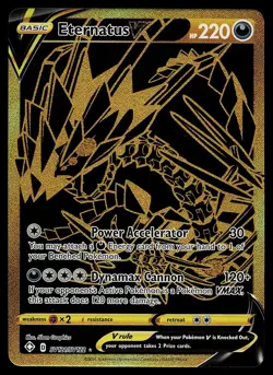 Pokemon Card - Eternatus V Shining Fates SV121/SV122 Shiny Holo Rare - Image 1