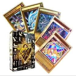 Golden Foil Yugioh Anime Cards 55 Pcs DIY - Image 1