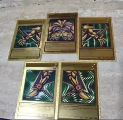 Golden Foil Yugioh Anime Cards 55 Pcs DIY - Image 5