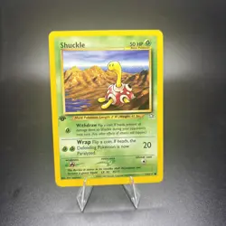 Shuckle 72/111 1st Edition Neo Genesis Pokemon Card TCG Vintage Common - NM - Image 1