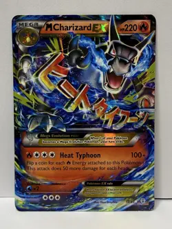 Pokemon TCG Charizard Mega EX Holo Card 12/83 Holo - Image 1