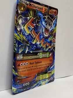Pokemon TCG Charizard Mega EX Holo Card 12/83 Holo - Image 3