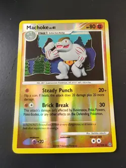 Machoke 41/100 Reverse Holo Diamond & Pearl Stormfront Pokemon Card - Image 1