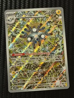 Pokemon Card TCG - Magneton SVP 159 Black Star Promo Surging Sparks Near Mint - Image 1
