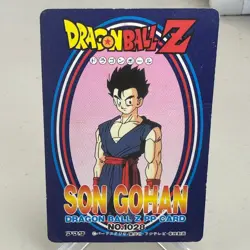 Son Gohan No. 1028 Silver Foil Japanese Dragon Ball Z PP Card ~ HP - Image 2