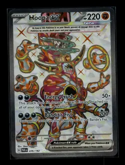 Hoopa ex - 226/182 - Pokemon Paradox Rift Full Art Ultra Rare Card NM - Image 1