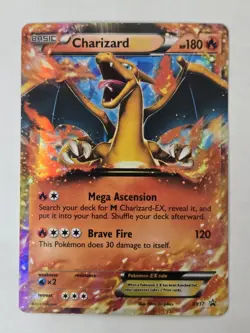 Heavy Play - Damaged Pokemon Card Lot - Charizard EX Flashfire Promo - Image 2