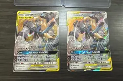 Lucario & Melmetal GX Tag Team 120/214 Sun And Moon Unbroken Bonds Holo 2 Cards - Image 1