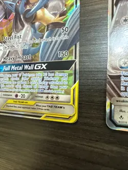 Lucario & Melmetal GX Tag Team 120/214 Sun And Moon Unbroken Bonds Holo 2 Cards - Image 5