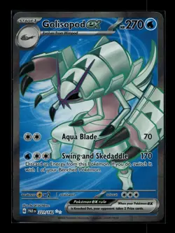 Pokemon Cards Golisopod ex 221/182 Paradox Rift Ultra Rare NM - Image 1