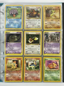 Pokemon Card Collection VTG Binder Holo Rare 1st E-Reader WoTC Flareon Dialga - Image 3