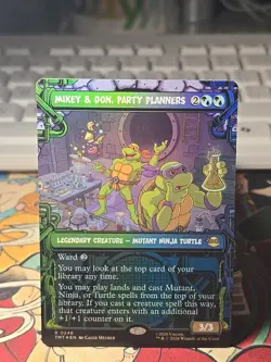 MTG Mikey & Don, Party Planners Foil Showcase English TMNT Ninja Turtles - Image 1