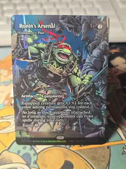 Ronin's Arsenal - Conqueror's Flail Foil Borderless Teenage Mutant Ninja Turtles - Image 1