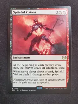 Spiteful Visions - Duskmourn: House of Horror *NM* Near Mint MTG - Image 1