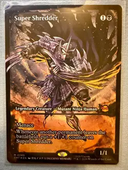 Super Shredder Foil (Showcase) M Teenage Mutant Ninja Turtles 285 NM - Image 1