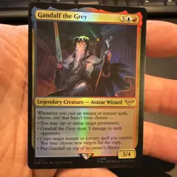 Gandalf the Grey Lord of the Rings 207 Foil NM - Image 1