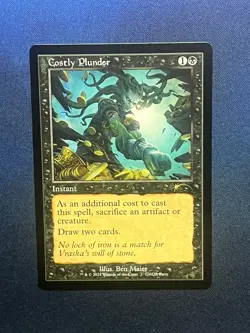 MTG Costly Plunder Retro Frame WPN & Gateway Promos Magic the Gathering TCG - Image 1