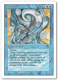 WALL OF AIR x4 mtg VLP-NM 3rd Edition Revised 4 Unc - Image 1